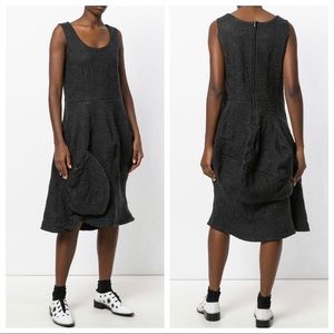 NWT Comme des Garçons textured vegan leather dress
